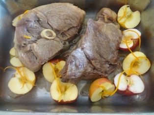 Pickled pork - Marinované pečené bravčové stehno (fotorecept) - obrázok 4