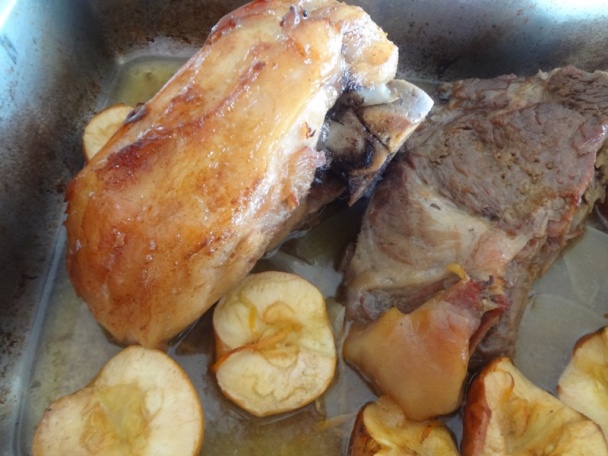 Pickled pork - Marinované pečené bravčové stehno (fotorecept) - obrázok 5