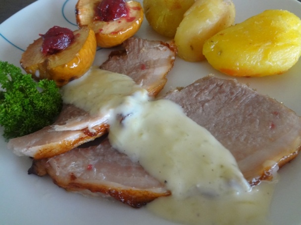 Pickled pork - Marinované pečené bravčové stehno (fotorecept) - obrázok 7