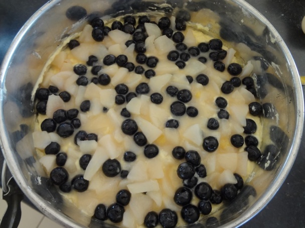 Jablkovo-čučoriedkový koláč (fotorecept) - obrázok 8