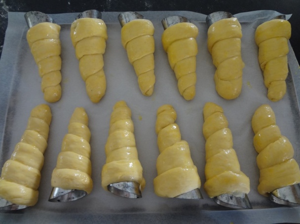 Tekvicové kornútky (fotorecept) - obrázok 5