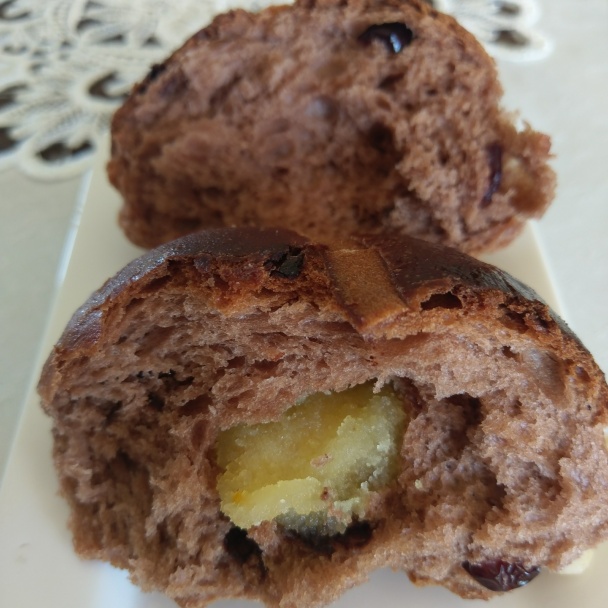 Čokoládové buchtičky plnené marcipánom - Hot cross buns (fotorecept) - obrázok 11