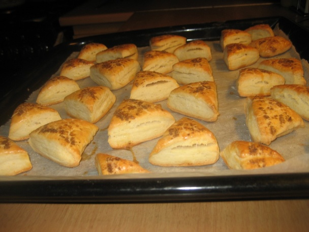 Skladané bryndzové trojuholníky (fotorecept) - obrázok 7