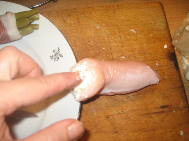 Plnené králičie karé a palacinkové mešce (fotorecept) - obrázok 3