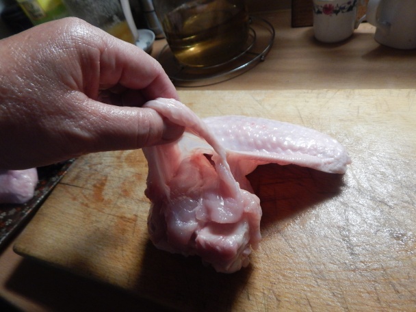 Morčacie krídla plnené hubami (fotorecept) - obrázok 1