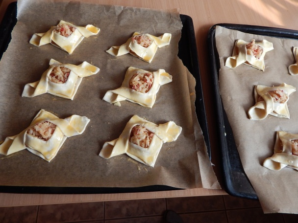Jablkové taštičky z lístkového cesta (fotorecept) - obrázok 10