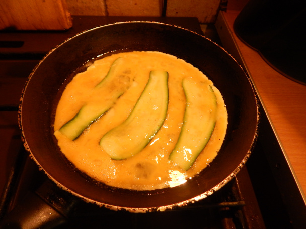 Plnená cuketová omeleta (fotorecept) - obrázok 3