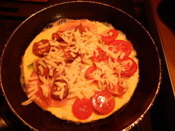 Plnená cuketová omeleta (fotorecept) - obrázok 5