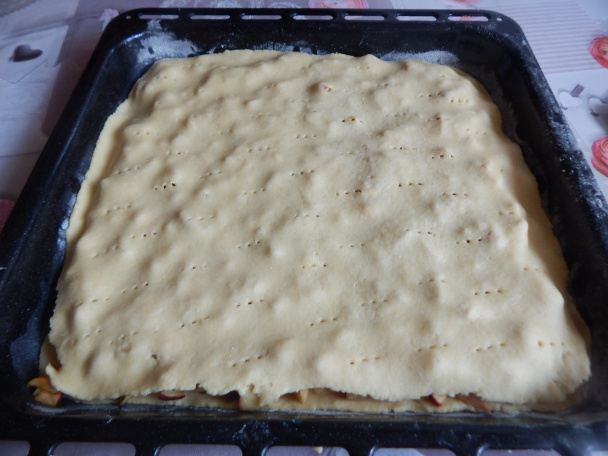 Jablkový koláč z krehkého cesta (fotorecept) - obrázok 5