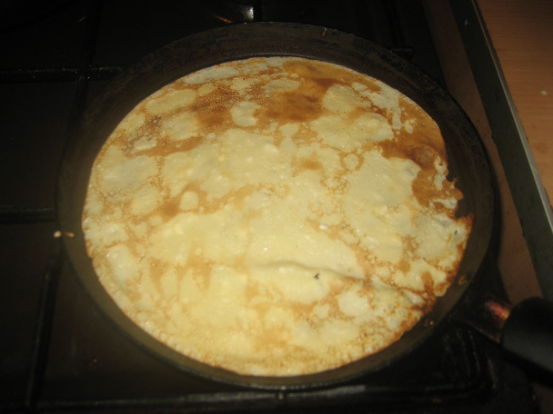 Tvarohové palacinky plnené jablkami (fotorecept) - obrázok 3