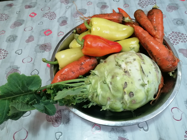 Čalamáda s kalerábom gigantom (fotorecept) - obrázok 1