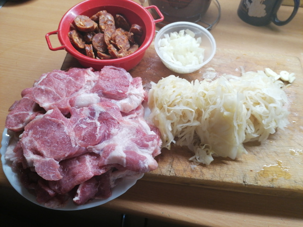 Krkovička po maďarsky (fotorecept) - obrázok 1