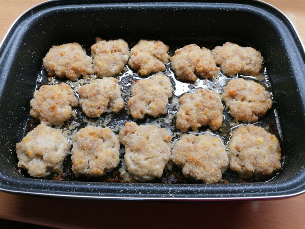 Rezne z mletého bôčika s údeným syrom (fotorecept) - obrázok 6