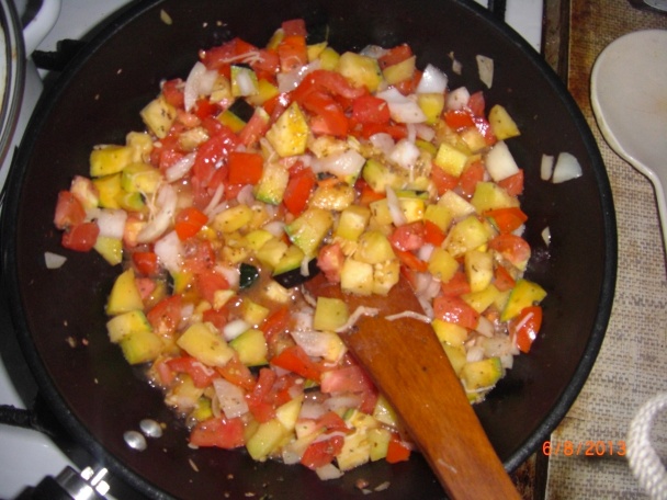 Špagety so zeleninou - obrázok 1