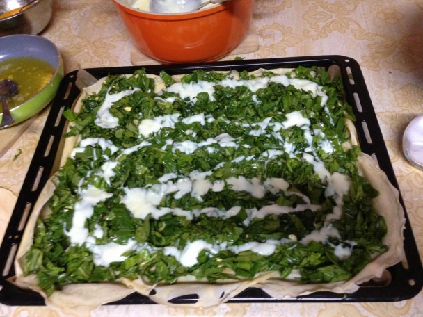 Prekladané špenátové palacinky (fotorecept) - obrázok 7