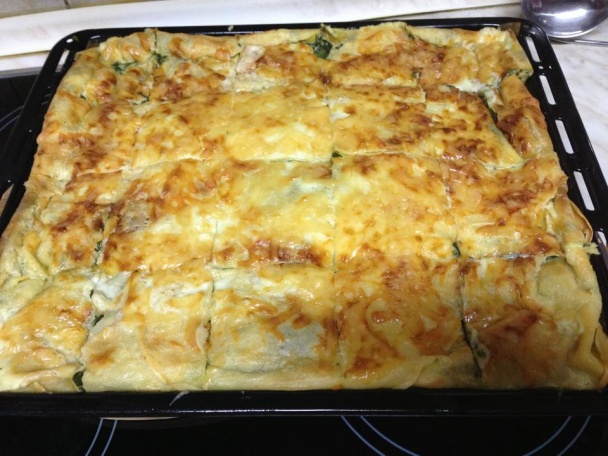 Prekladané špenátové palacinky (fotorecept) - obrázok 11