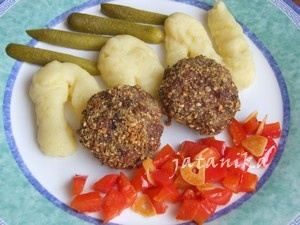 Fašírky v arašidovo - bylinkovej zmesi (fotorecept) - obrázok 4