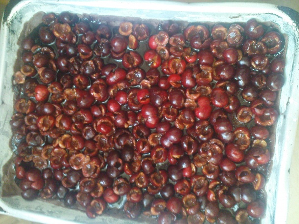 Kakaový linecký koláč s čerešňami (fotorecept) - obrázok 4