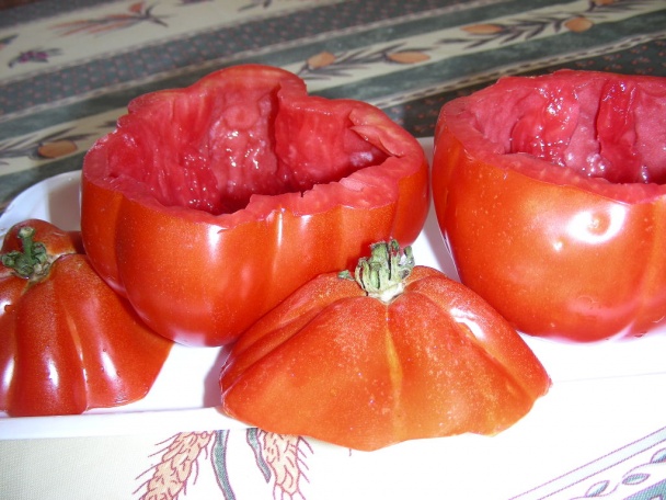 Paradajky plnené baklažánom a paprikou (fotorecept) - obrázok 2