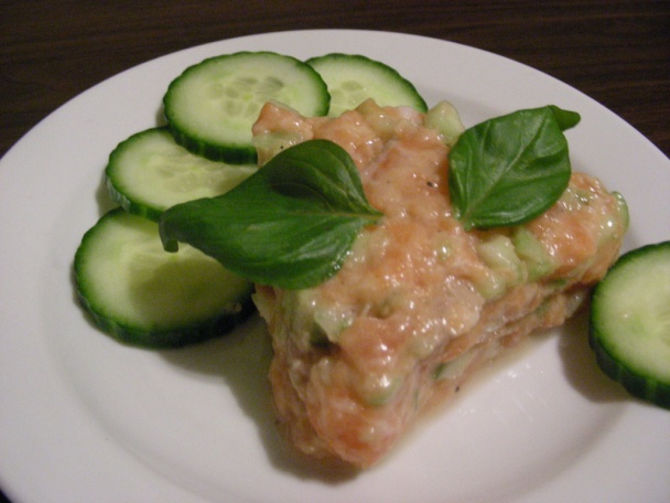 Tatarák z lososa (Tartare de saumon)(fotorecept) - obrázok 5