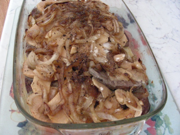 Pečená pečeňová skladačka (fotorecept) - obrázok 6