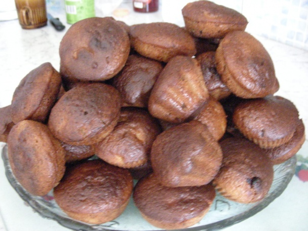 Čokoládovo-ovocné muffiny - obrázok 1