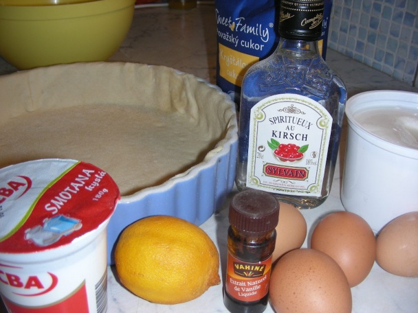 Tarte au fromage blanc - tvarohová tarte - obrázok 1