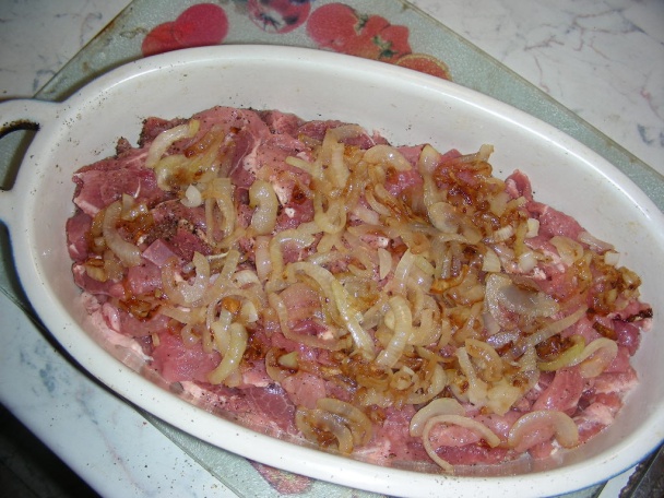 Marinované bravčové plátky so zelenou fazuľkou a gratinovanými zemiakmi (fotorecept) - obrázok 6