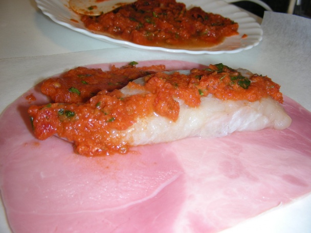 La lotte en papillote - morský čert v papilotke (fotorecept) - obrázok 3