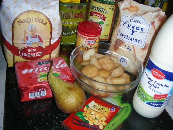 Hruškový koláč podľa Marielle - Fondant aux poires (fotorecept) - obrázok 1