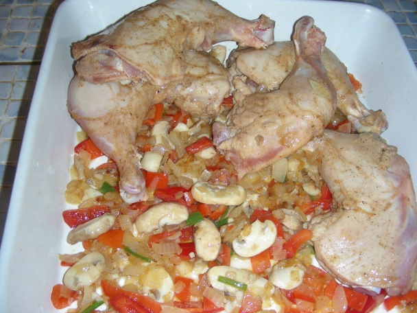 Kuracie stehná so zeleninou a šampiňónmi (fotorecept) - obrázok 5