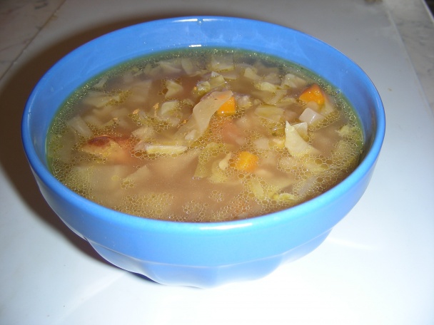 Kapustová polievka s jarnou zeleninou (fotorecept) - obrázok 4