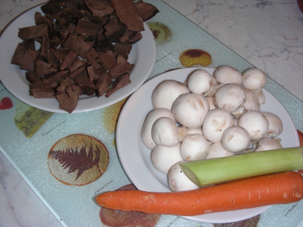 Rizoto z hovädzieho srdca, šampiňónov a z mascarpone - obrázok 5