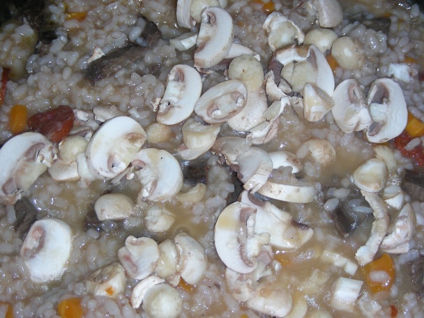 Rizoto z hovädzieho srdca, šampiňónov a z mascarpone - obrázok 8