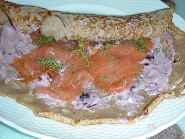 Bretónske galetky na spôsob maki (Galettes façon makis) - obrázok 10