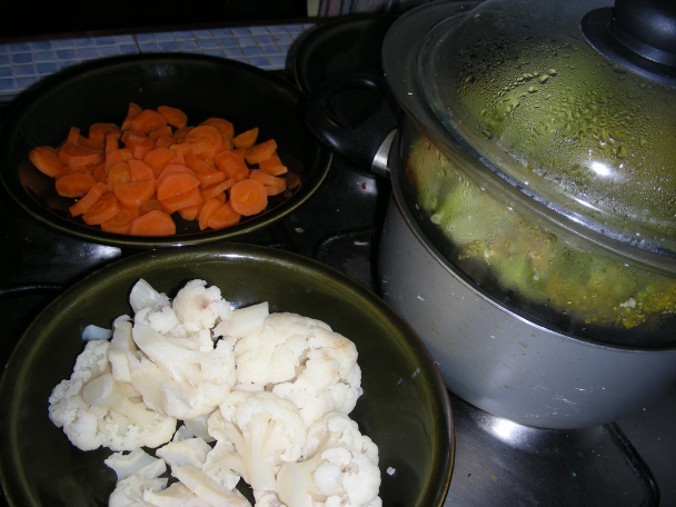 Trojfarebná zeleninová terinka (fotorecept) - obrázok 1