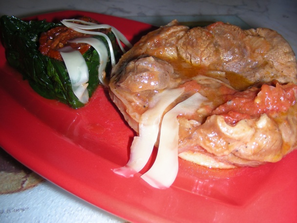 Osso buco s parmezánovým baby špenátom - obrázok 3