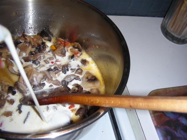 Hrebenatky na hubovom lôžku - Noix de St-Jacques au lit des champignons (fotorecept) - obrázok 4