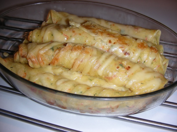 Zapečené plnené zeleninové palacinky (fotorecept) - obrázok 7