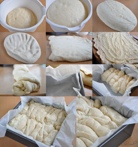 Jogurtový kysnutý koláč s vanilkovo-kokosovou plnkou (fotorecept) - obrázok 4