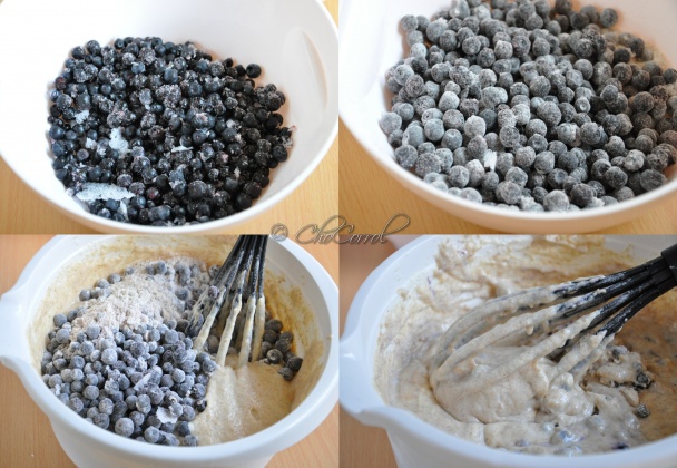 Koláč ku káve s čučoriedkami a smotanovým syrom (fotorecept) - obrázok 3