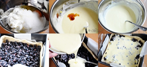 Čučoriedkovo- smotanový koláč (fotorecept) - obrázok 3