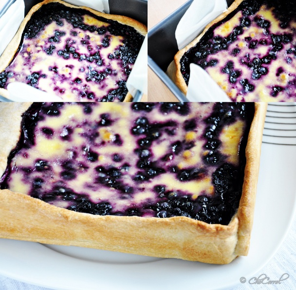 Čučoriedkovo- smotanový koláč (fotorecept) - obrázok 4