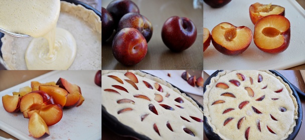 Slivkovo-mandľový koláč (fotorecet) - obrázok 4