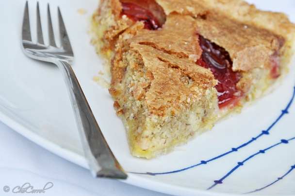 Slivkovo-mandľový koláč (fotorecet) - obrázok 6