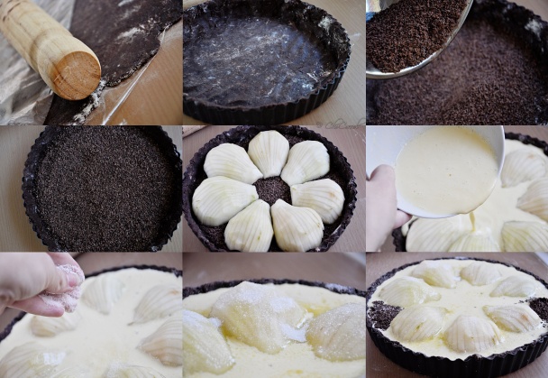 Čokoládovo-hruškový koláč (fotorecept) - obrázok 6