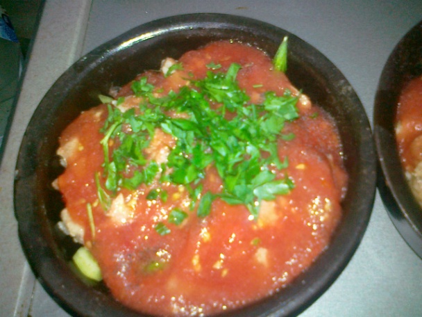 Gjuveč s hubami a štipľavou paprikou - Гювечета с гъби и люти чушки (fotorecept) - obrázok 6