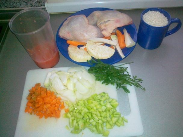 Kura s ryžou zapekané v rúre - Пиле с ориз на фурна - obrázok 1