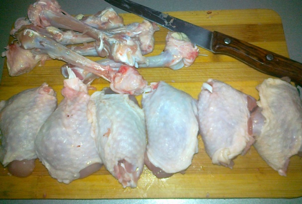 Plnené kuracie stehienka - Пълнени пилешки копанчета (fotorecept) - obrázok 2