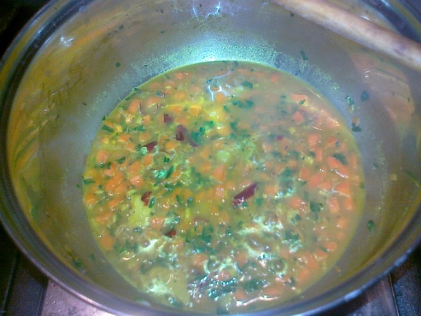 Polievka z červenej šošovice  - obrázok 3